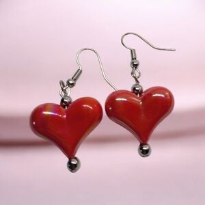 Puffy Heart Earrings